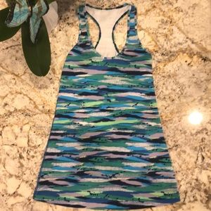 Lululemon Cool Racerback Seven Wonders Multi Sz 4